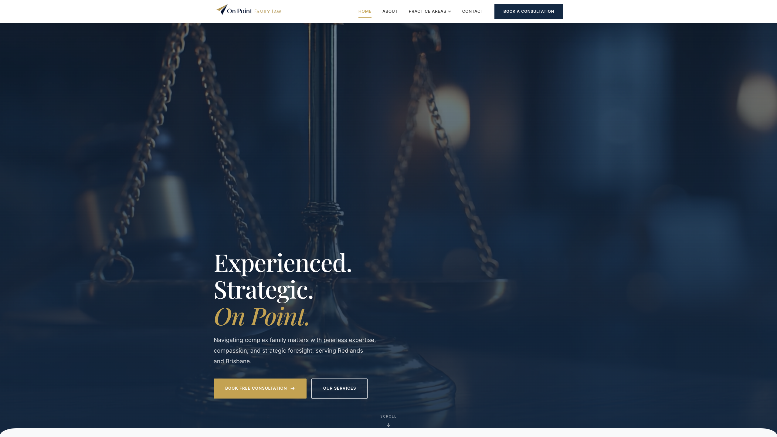 On Point Family Law website